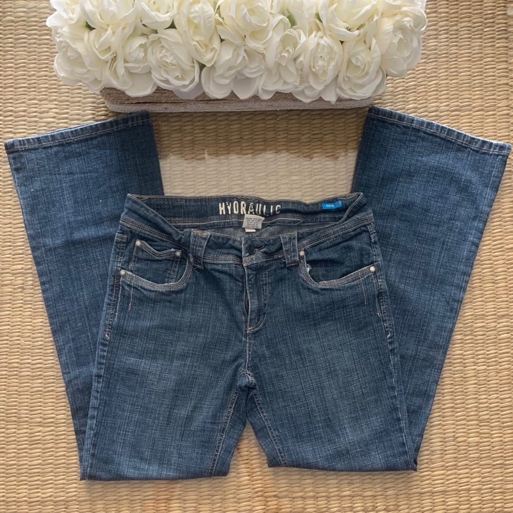 Women’s Hydraulic Jeans Low Rise Flare 6/8